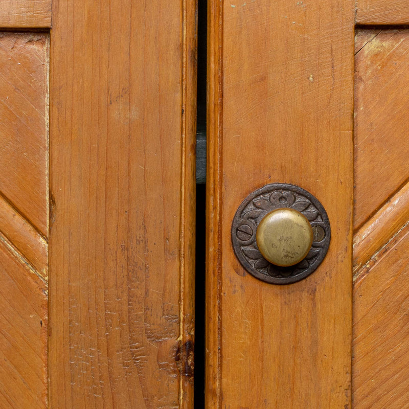 Pine Cupboard Brass Hardware C1890 (One Piece)