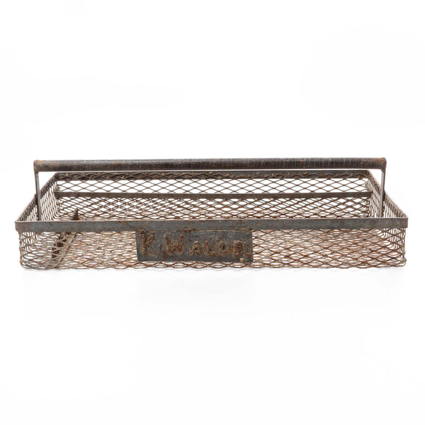 Industrial Metal Mesh Basket Tray