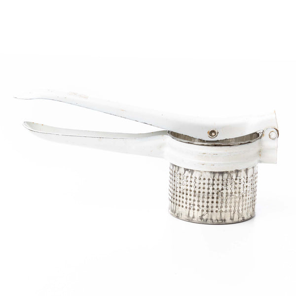 White Metal Potato Ricer