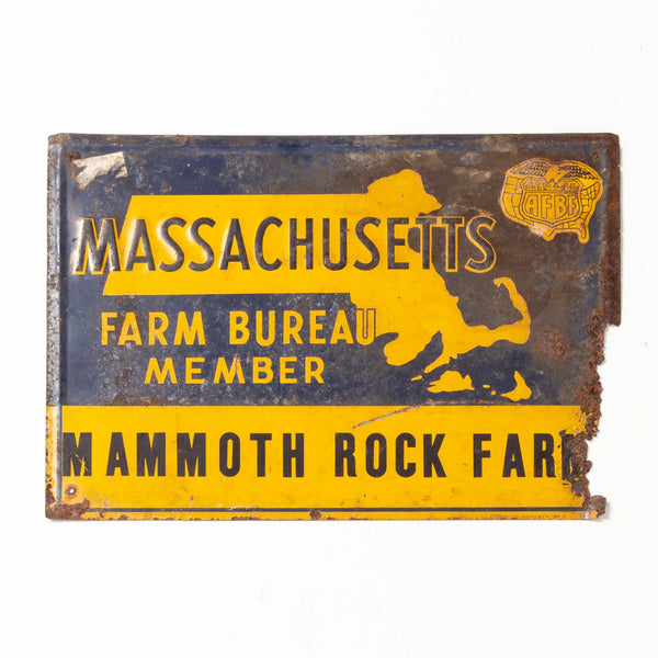 AFBF Massachusetts Farm Bureau Member Sign