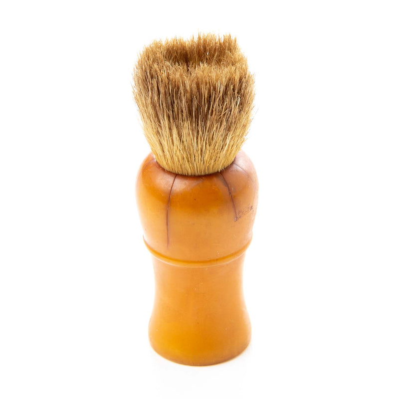 Orange Lucite Badger Hair Shaving Brush