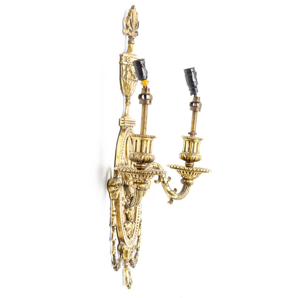 Brass Wall Sconces (Pair)