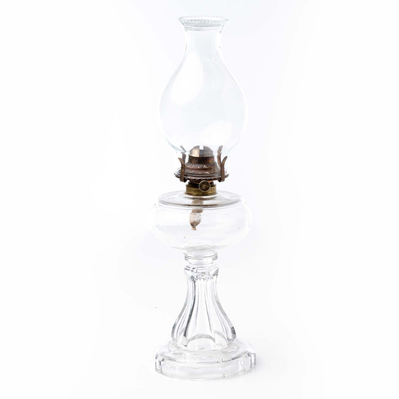 Pinwheel Glass Oil Lamp