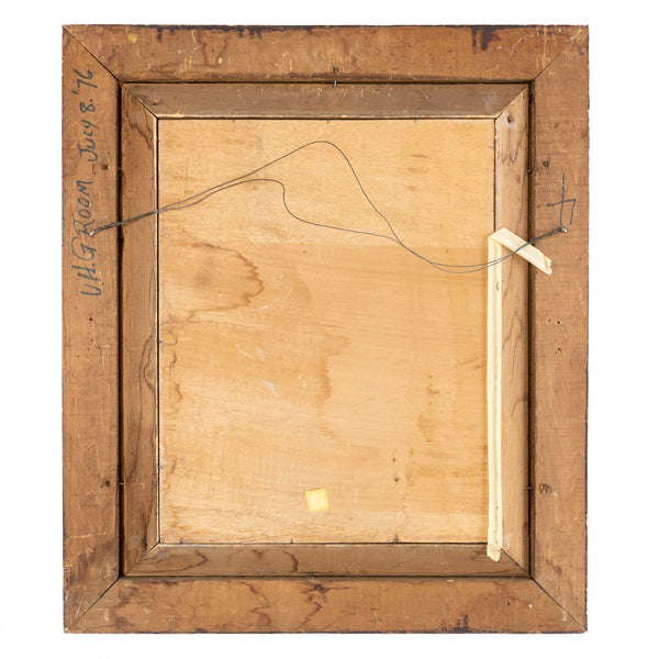Plaster & Wood Framed Image of Lady