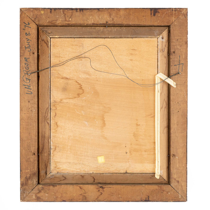 Plaster & Wood Framed Image of Lady