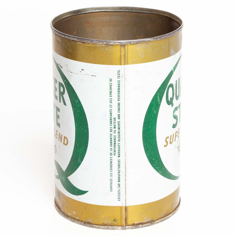 Quaker State Super Blend Oil Can 1 Qt No Top