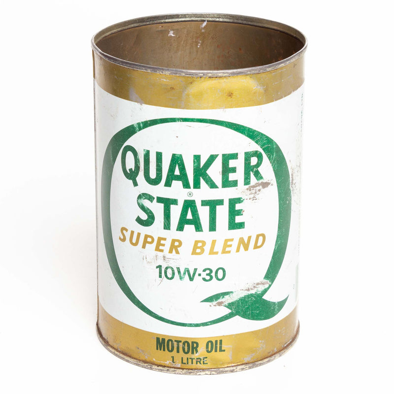 Quaker State Super Blend Oil Can 1 Qt No Top