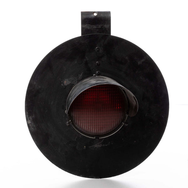 Black Metal Red Street Light