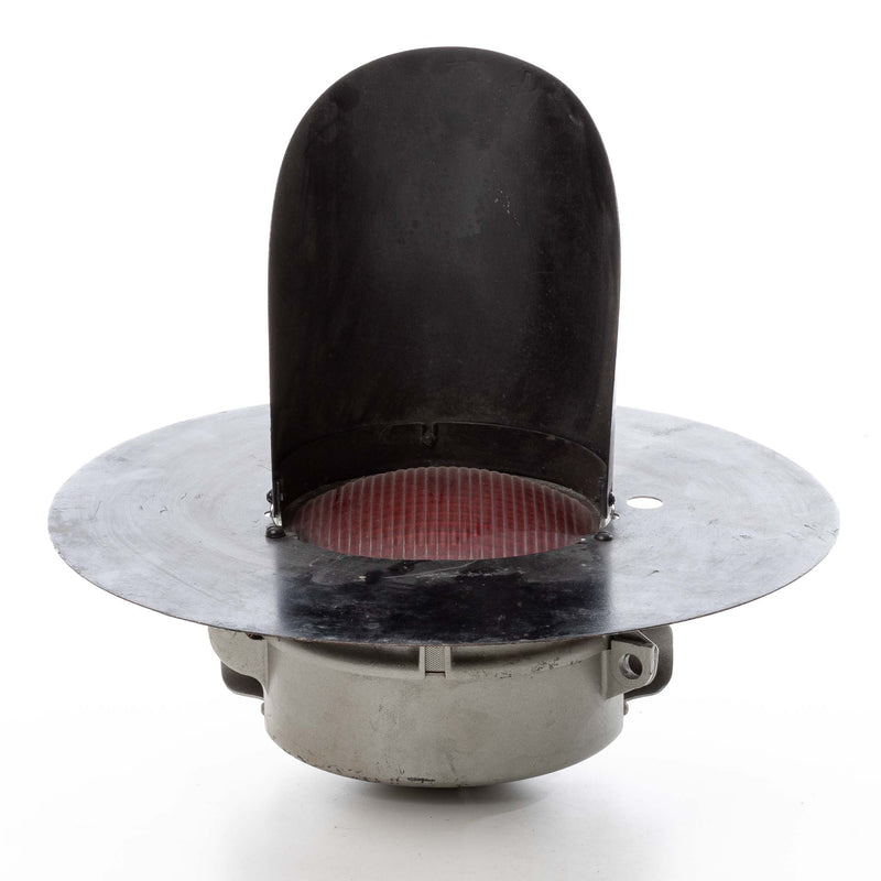 Black Metal Red Street Light