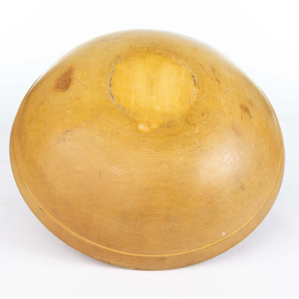 Out of Round Wood Dough Bowl (12x13")