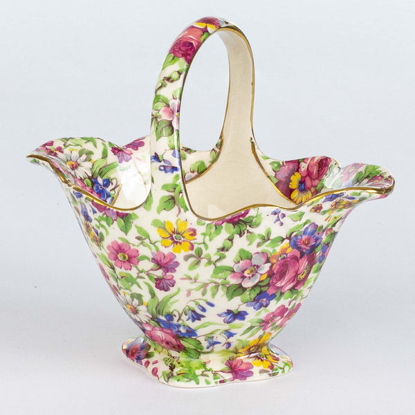 Royal Winton "Summertime" Basket Dish