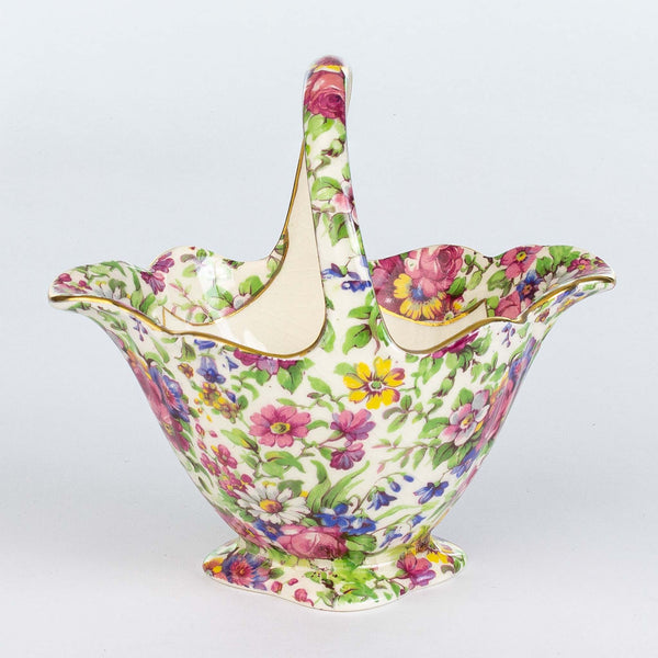 Royal Winton "Summertime" Basket Dish