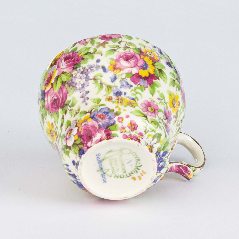 Royal Winton Grimwades "Summertime" Footed Teacup