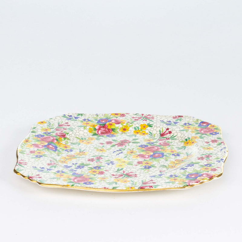 Royal Winton "White Fireglow" Bread & Butter Plate