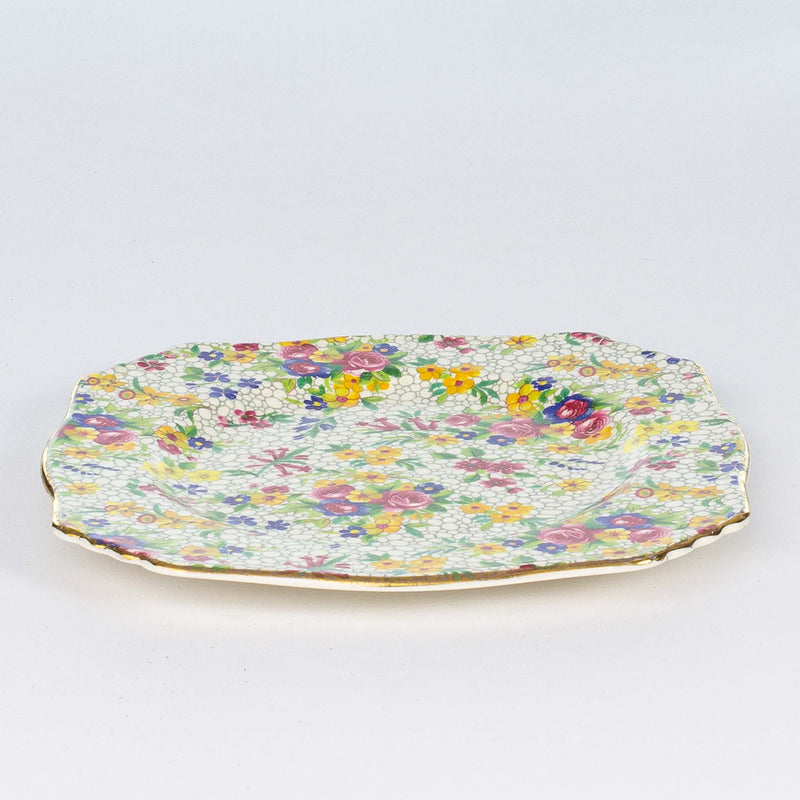 Royal Winton "White Fireglow" Bread and Butter Plate