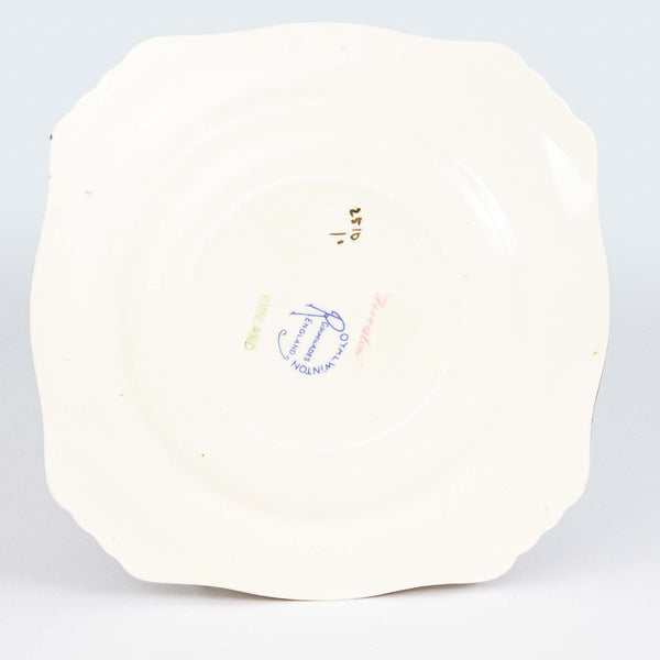 Royal Winton 6" Bread & Butter Plate White Fireglow