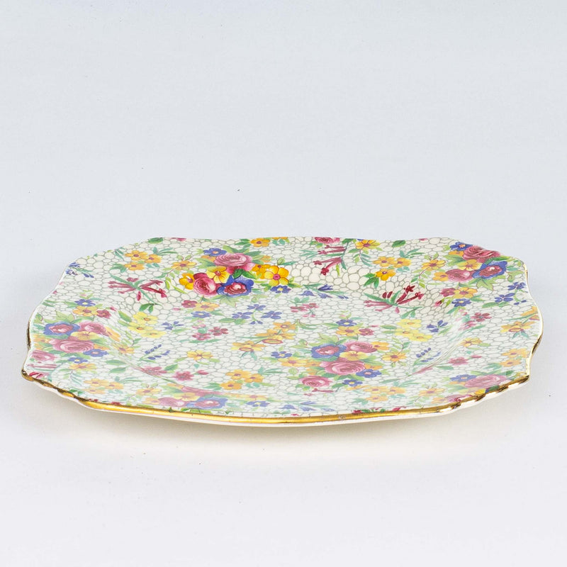 Royal Winton "White Fireglow" Bread & Butter Plate