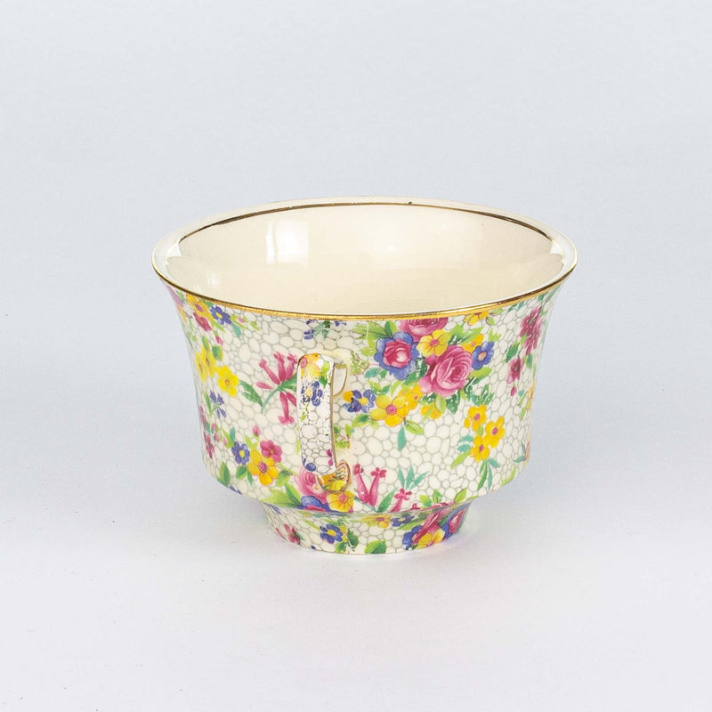 Royal Winton "White Fireglow" Teacup & Saucer