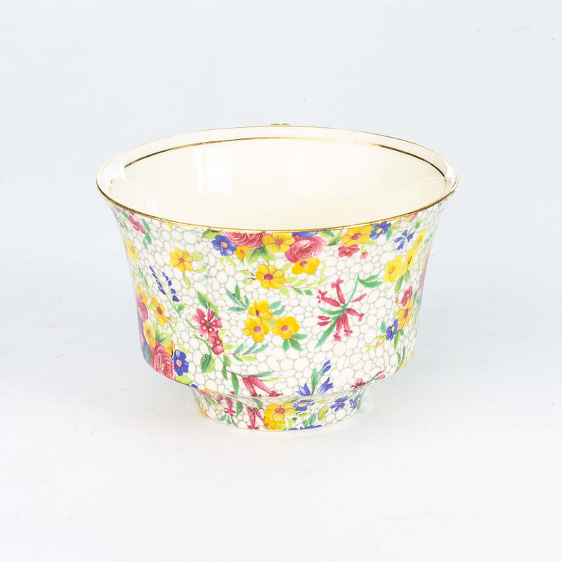 Royal Winton White Fireglow Teacup & Saucer