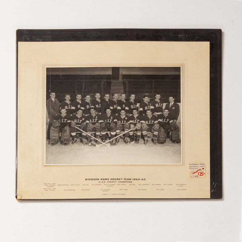 Photo 1962-63 Ryerson Rams Hockey Team