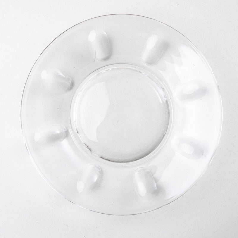 Thumbprint Glass Bread & Butter Plates (Set of 6)