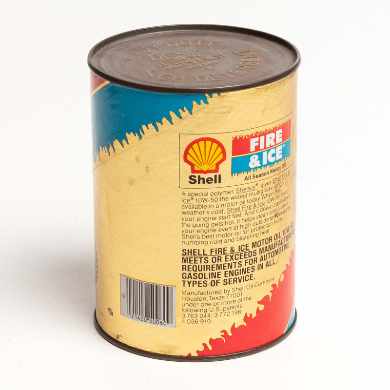 Shell Fire and Ice Oil Can 1-Qt Cardboard Full
