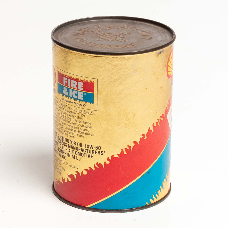 Shell Fire and Ice Oil Can 1-Qt Cardboard Full