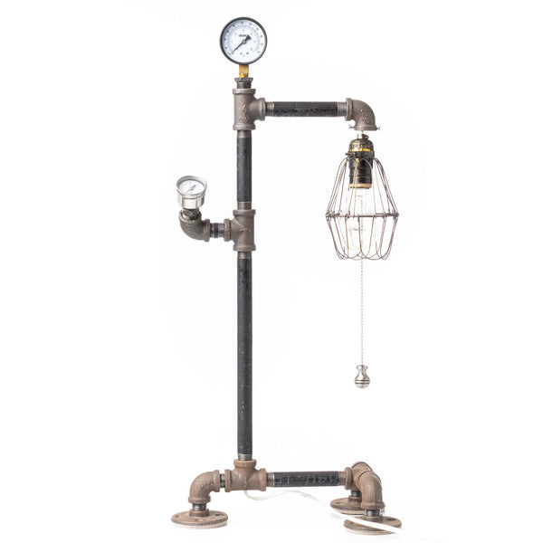 Single Bulb Gas Pipe Lamp