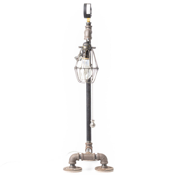 Single Bulb Gas Pipe Lamp