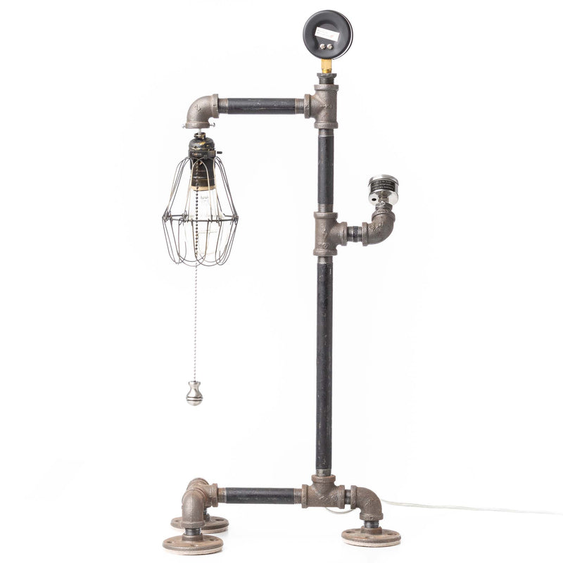 Single Bulb Gas Pipe Lamp