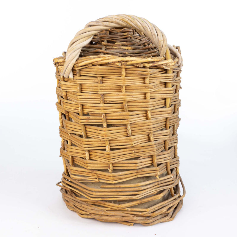 Stone Crock in Basket