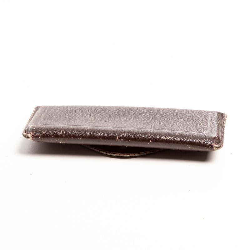 Clip On Sunglasses In Leather Case