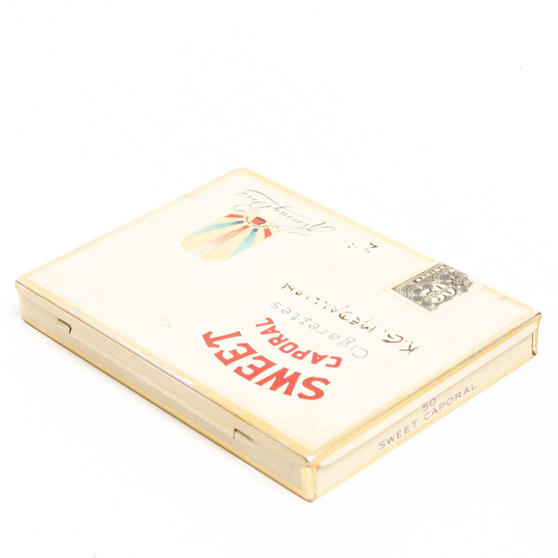 Sweet Caporal Flat Cigarette Tin