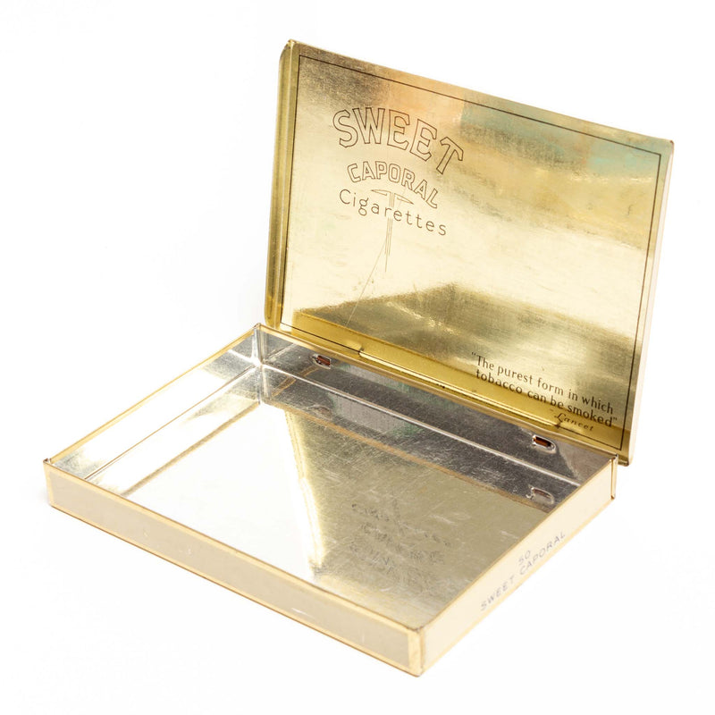 Sweet Caporal Flat Cigarette Tin