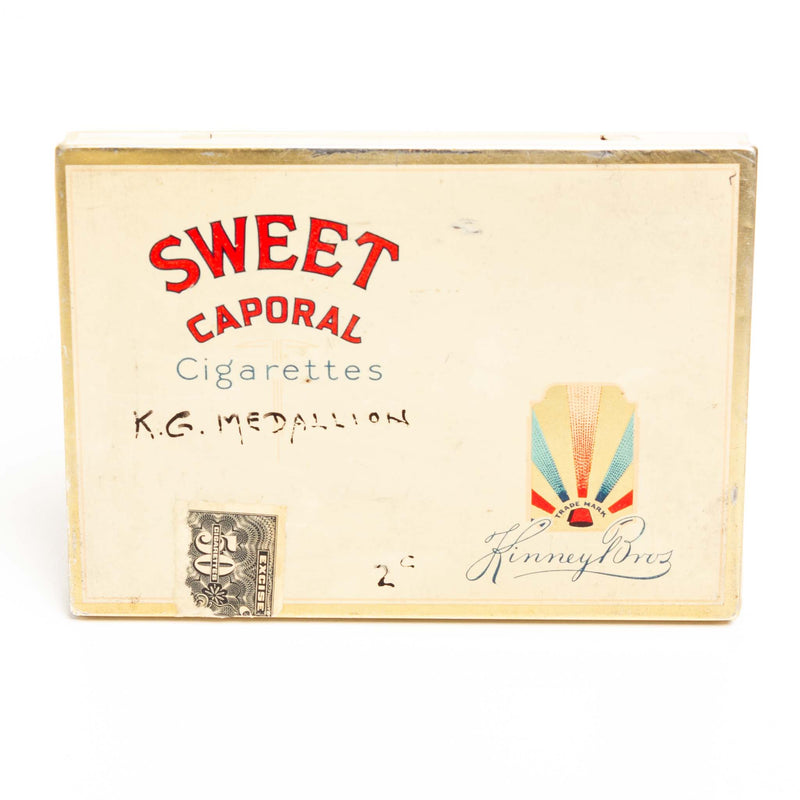 Sweet Caporal Flat Cigarette Tin