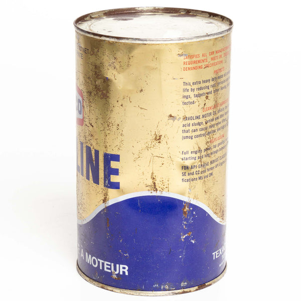 Texaco Havoline 1-Quart Metal Oil Can