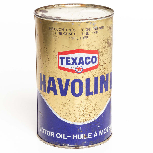 Texaco Havoline 1-Quart Metal Oil Can