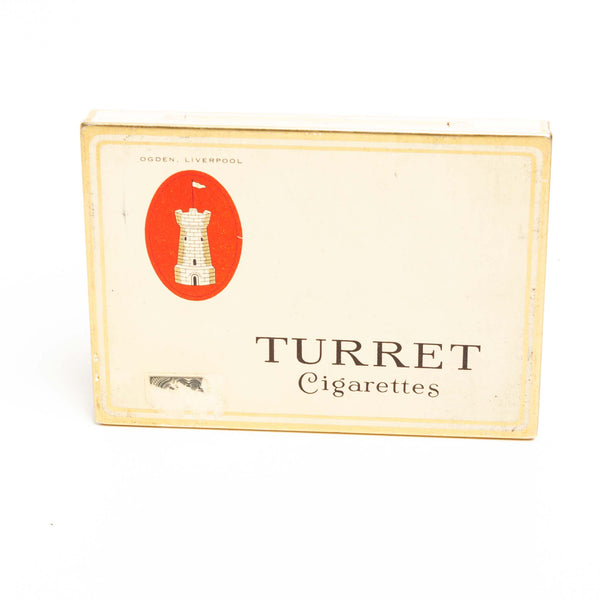 Turret Flat Cigarette Tin