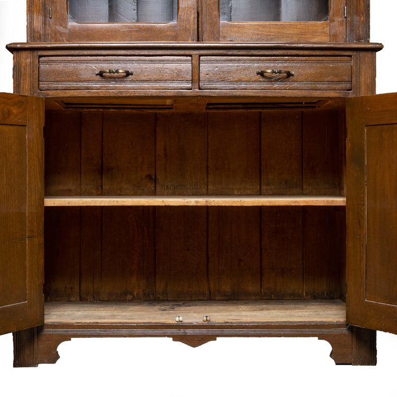 Two-Piece Elm Cabinet