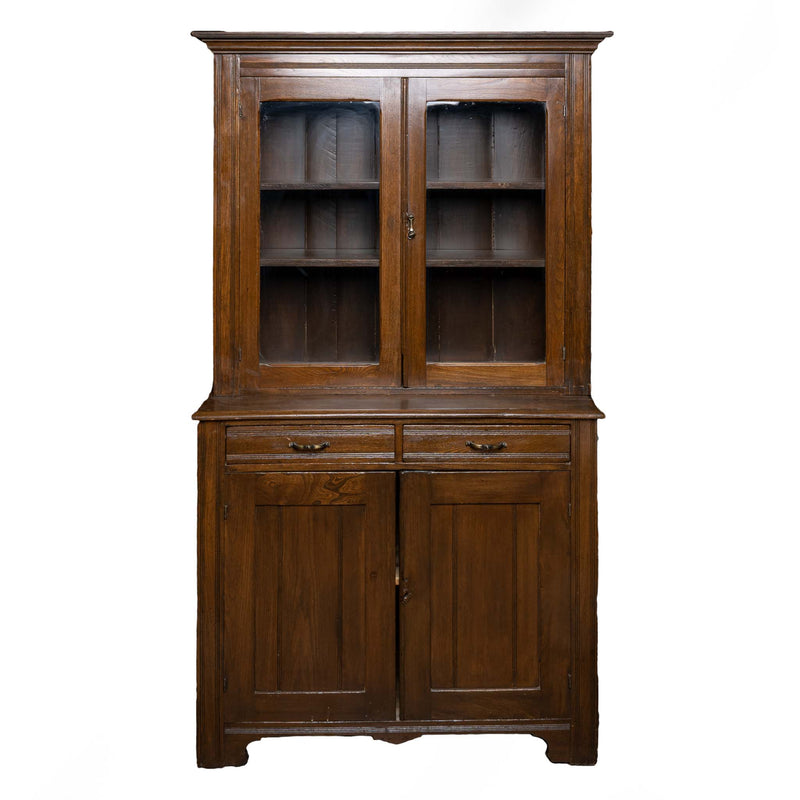 Two-Piece Elm Cabinet