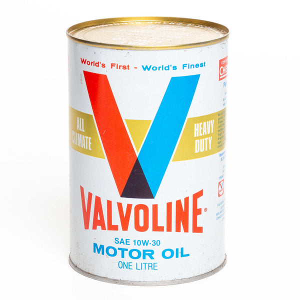 Valvoline "SAE 10W-30" Motor Oil Can