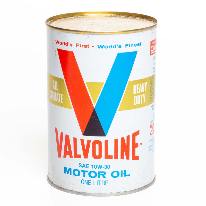 Valvoline 1 Litre Metal Oil Can