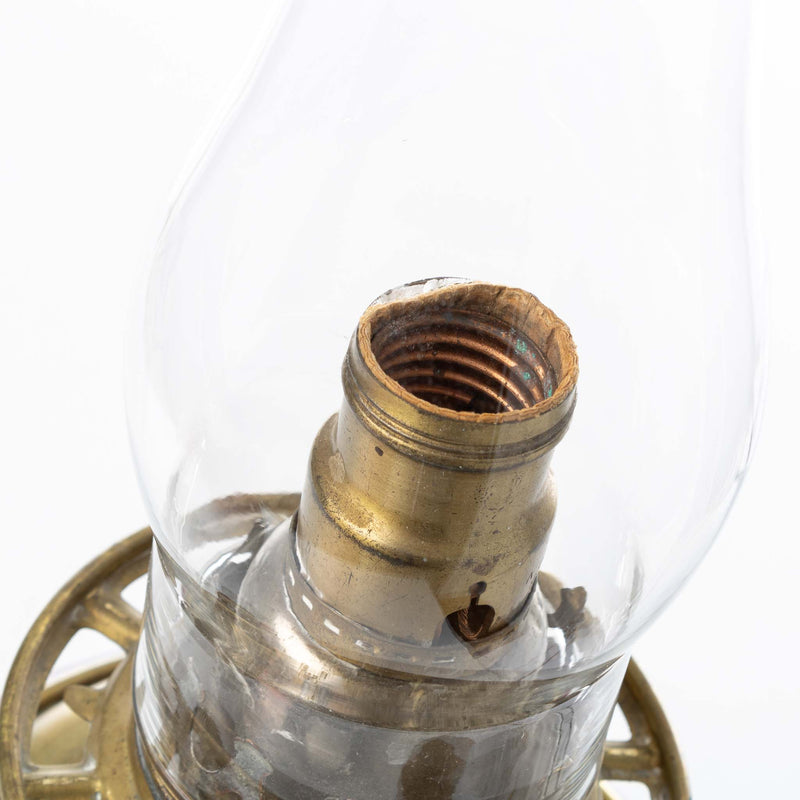 Victorian Hurricane Electrified Oil Lamp