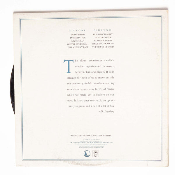 Dan Fogelberg & Tim Weisberg - Twin Sons of Different Mothers (LP)