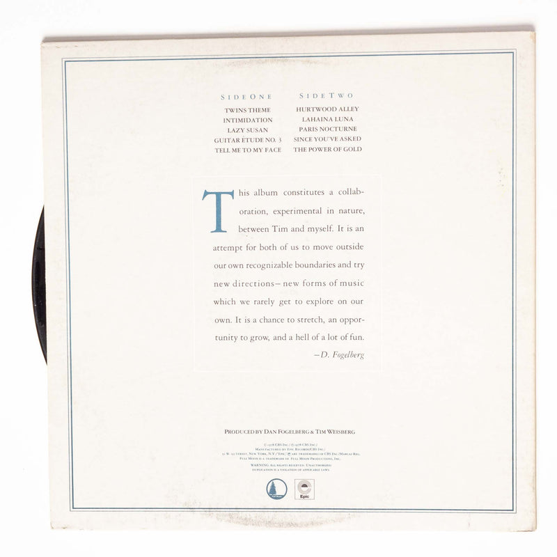 Dan Fogelberg & Tim Weisberg - Twin Sons of Different Mothers (LP)