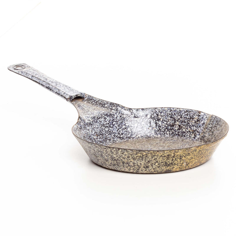 Grey Graniteware Frying Pan