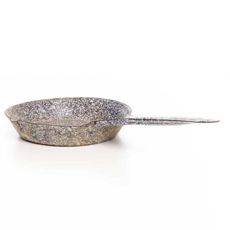 Grey Graniteware Frying Pan