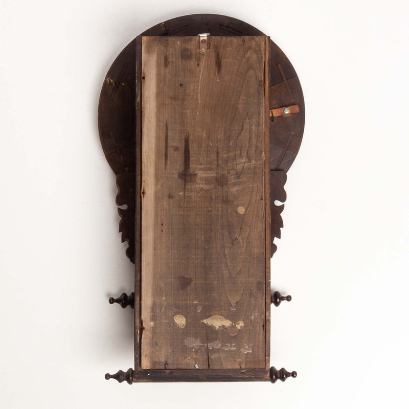 Dark Wood Wall Clock