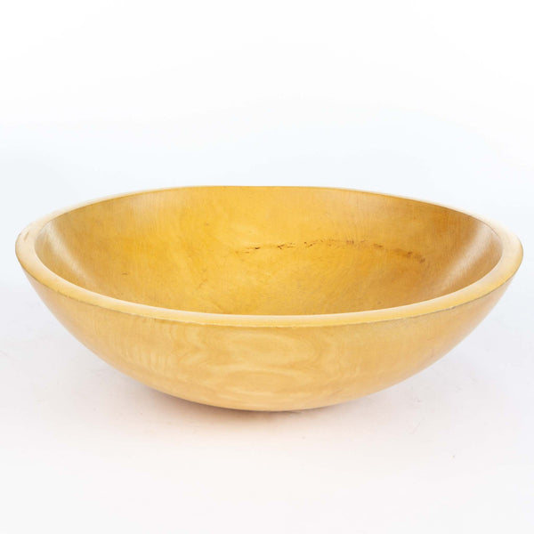 Out of Round Wood Dough Bowl