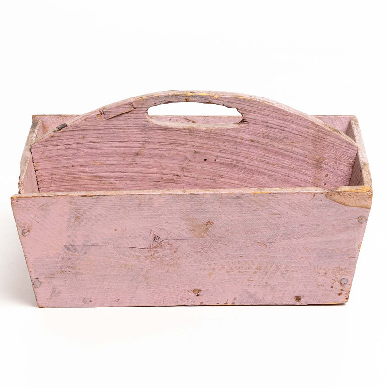 Small Painted Wooden Tote